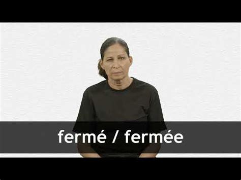 ferme translation